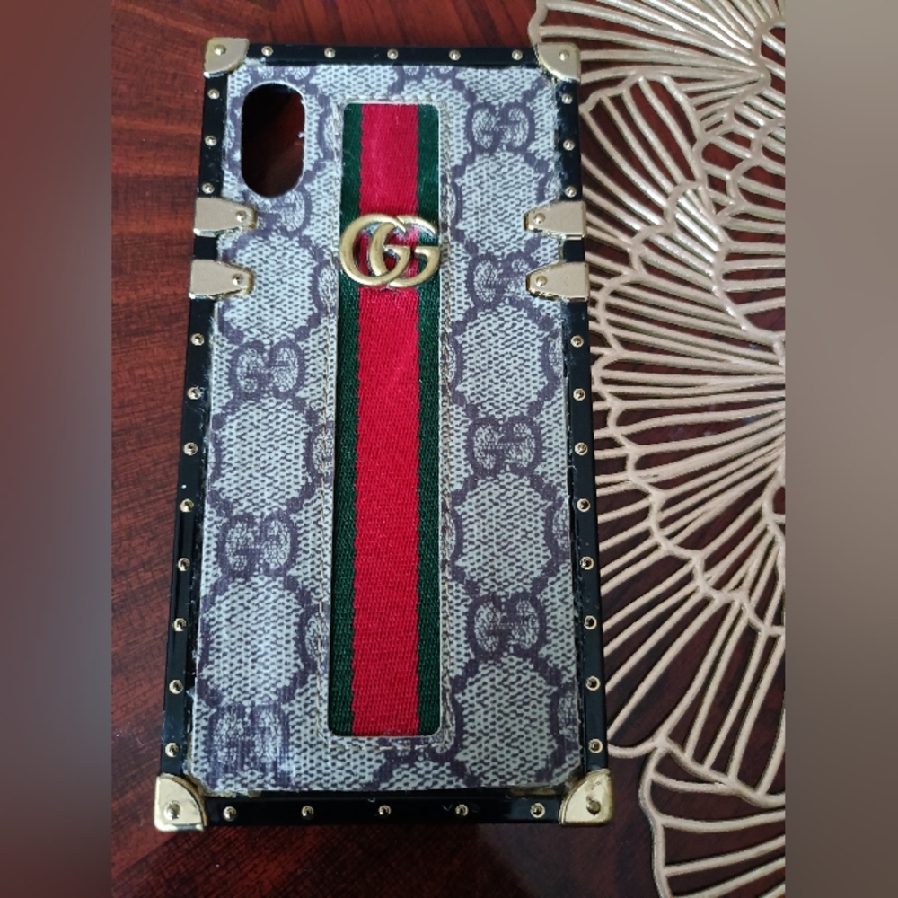 Designer GG Logo iPhone Hard Case , X/ Xs 5.75" by 2.9" by 0.26"